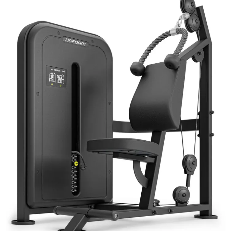 AB crunch machine à charge guidée pour les abdominaux - 75 kg max
