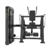 Abdominal Crunch Machine PRO Titanium Strength à charge guidée 100 kg - Appareil à colonne de poids Genesis séries GS-S46