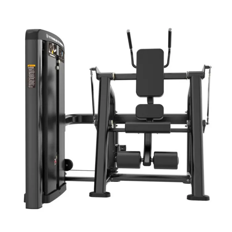 Abdominal Crunch Machine PRO Titanium Strength à charge guidée 100 kg - Appareil à colonne de poids Genesis séries GS-S46
