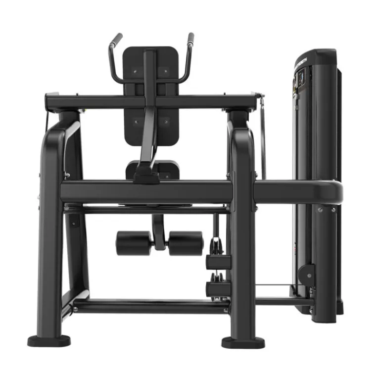 Abdominal Crunch Machine PRO Titanium Strength à charge guidée 100 kg - Appareil à colonne de poids Genesis séries GS-S46