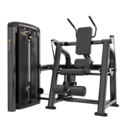 Abdominal Crunch Machine PRO Titanium Strength à charge guidée 100 kg - Appareil à colonne de poids Genesis séries GS-S46