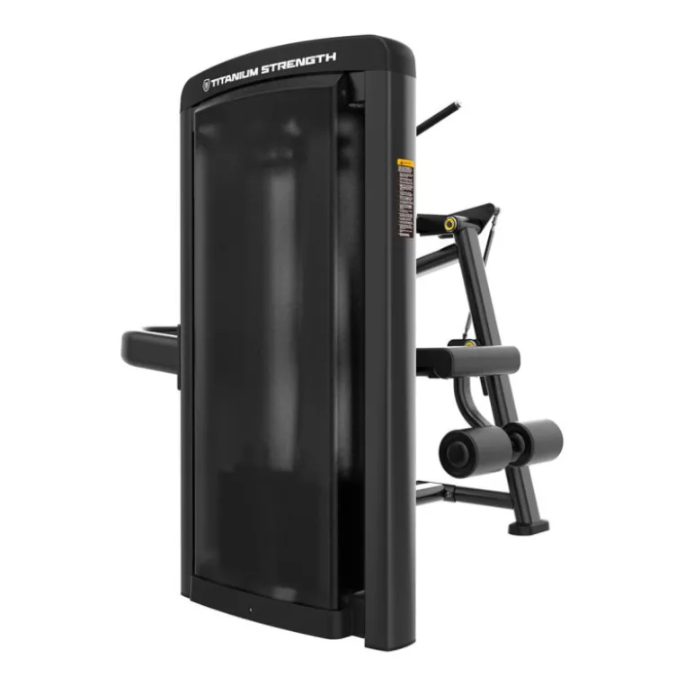 Abdominal Crunch Machine PRO Titanium Strength à charge guidée 100 kg - Appareil à colonne de poids Genesis séries GS-S46