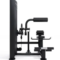 Abdos lombaires machine 2 en 1 à charge guidée 100 kg - Station core training professionnelle