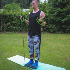 AB Roller multi-usage avec poignées mousse confortables - exercices en homegym
