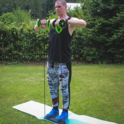 AB Roller multi-usage avec poignées mousse confortables - exercices en homegym