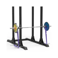 Adaptateur pour bandes de résistances sur barre olympique par paire