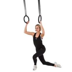 Anneaux de gymnastique pour entraînement intérieur et extérieur à la maison