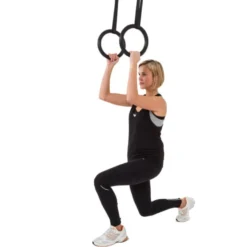 Anneaux de gymnastique pour entraînement intérieur et extérieur à la maison