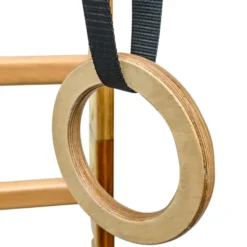 Anneaux de gymnastique réglables - Anneaux de suspension pour espaliers et barre de traction