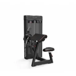 Appareil biceps curls à charge guidée pour professionnels - Machine de musculation à poids sélectifs