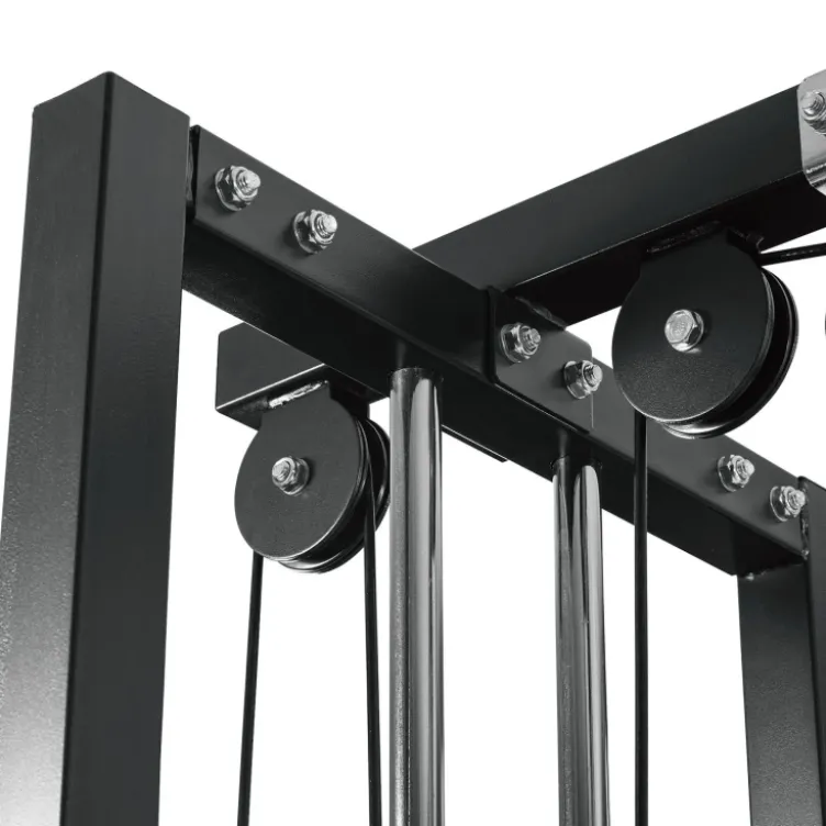 Appareil câble Cross Over - Poulie Vis à Vis de musculation 2 x 80 kg