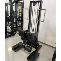 Appareil à charge guidée leg curl pour travail complet des ischios-jambiers - Colonne de poids de 80 kg