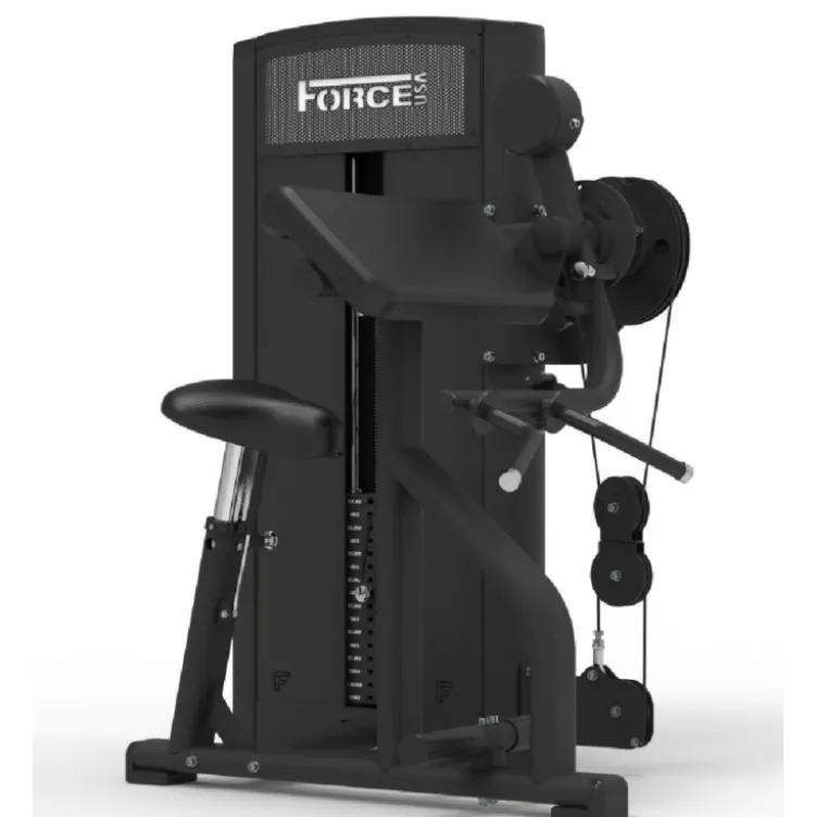 Appareil curl biceps dual extension triceps à charge guidée Force USA Ridge Séries