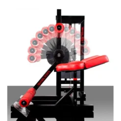 Appareil de musculation à abdominaux pour centre de fitness avec colonne de poids de 112.5 kg