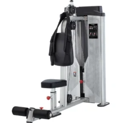 Appareil de musculation à charge guidée pour abdominaux en espace professionnel