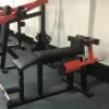 Appareil de musculation Deltoïde arrière pour élévations épaules allongé à charge libre - Supports pour disques de 50 mm