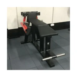 Appareil de musculation Deltoïde arrière pour élévations épaules allongé à charge libre - Supports pour disques de 50 mm