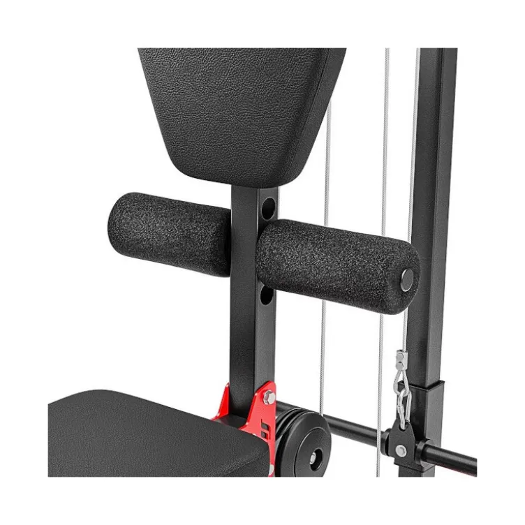 Appareil de musculation poulie haute et basse réglable pour entraînement des dorsaux