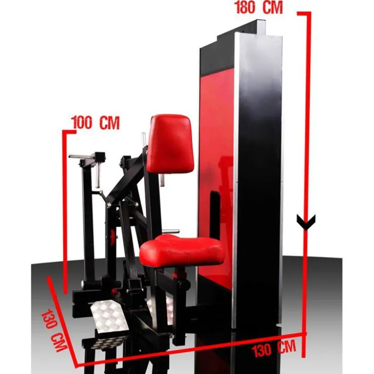 Appareil de musculation pour les dorsaux - Row machine assis pour les structures sportives professionnelles