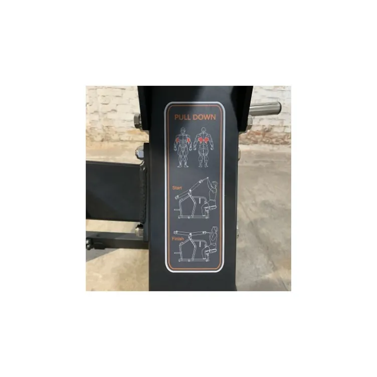 Appareil de musculation pour les dorsaux à charge libre Lat Pulldown