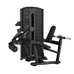 Appareil de musculation professionnel - Machine Leg Curl assis à charges guidées - Colonne de poids 100 kg