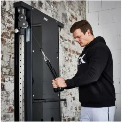 Appareil de tirage poulie vis à vis mural ATX avec capacité de charge 2 x 60 kg