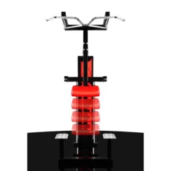 Appareil à dips et tractions assistés de haute qualité pour espace de musculation avec colonne de poids de 112.5 kg