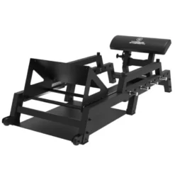 Appareil Hip thrust Titanium Strength 120HT à capacité de charge 300 kg - Supports pour élastiques et barres de musculation