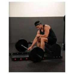 Appareil hip trust pro Titanium Strength 131HT pour entraînements du bas du corps - 12 crochets pour training aux élastiques