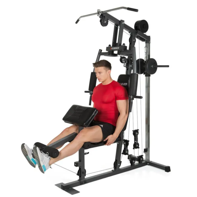 Appareil multi-postes pour homegym - Exercices divers pour l'ensemble des muscles du corps - Hammer California XP