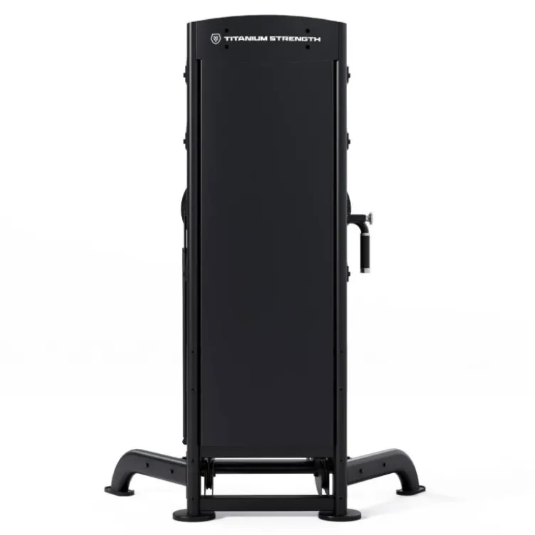 Appareil Pectoral / Élévation latérale avec colonne de poids 100 kg Black Series – Titanium Strength – BS-S28