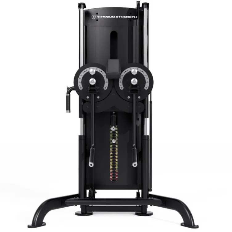 Appareil Pectoral / Élévation latérale avec colonne de poids 100 kg Black Series – Titanium Strength – BS-S28
