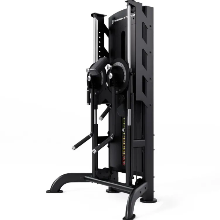 Appareil Pectoral / Élévation latérale avec colonne de poids 100 kg Black Series – Titanium Strength – BS-S28