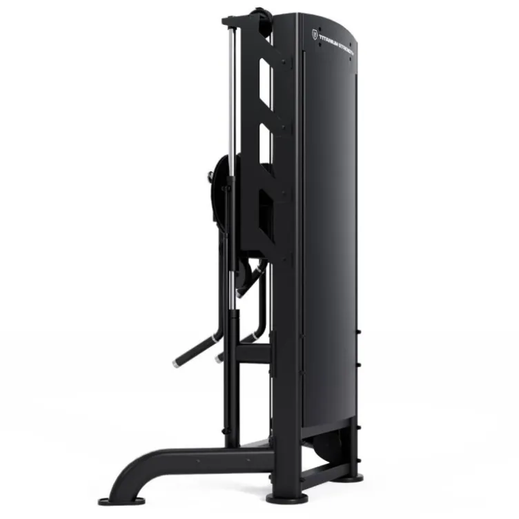 Appareil Pectoral / Élévation latérale avec colonne de poids 100 kg Black Series – Titanium Strength – BS-S28