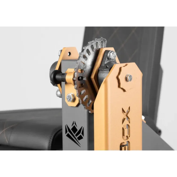 Appareil professionnel en acier de leg curl et leg extension avec capacité de charge extrême - Kingsbox