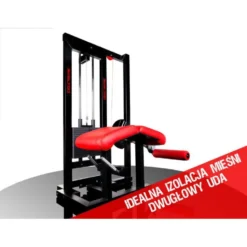 Appareil professionnel musculation des cuisses allongé avec conception innovante pour établissements sportifs