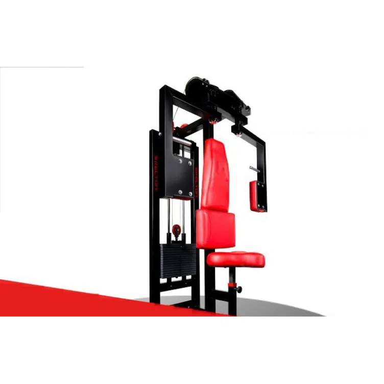 Appareil professionnel musculation des pectoraux avec bras Butterfly et supports en mousse pour espaces sportifs
