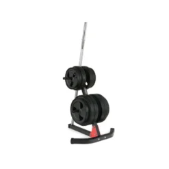 Arbre de rangement pour disques de poids et barres de musculation
