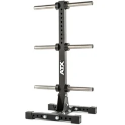 Arbre de rangement pour disques olympiques 6 supports avec option roues de transport