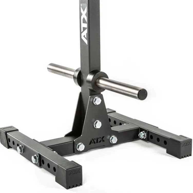 Arbre de rangement pour disques olympiques 6 supports avec option roues de transport