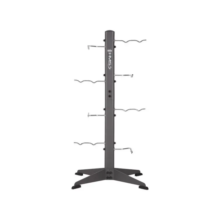 Arbre de stockage pour accessoires de musculation et fitness - 8 crochets avec capacité de 30 kg