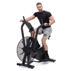 Assault Air Bike Max avec écran LCD pour séance de cardio HIIT - Capacité de charge 160 kg