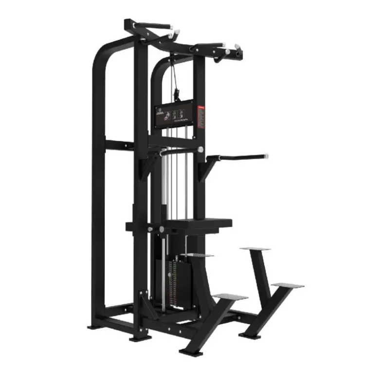Assisted dips et tractions machine Titanium Strength à charge guidée pour salles de musculation PRO Élite Séries EL-S2