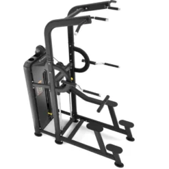 Assisted dips et tractions station à charge guidée 85 kg Velocer série pour utilisation pro - Dips et Pull-ups station