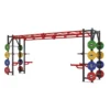 Athletic Bridge Rack DR50 X Line Titanium Strength - Structure de cross-fit à double racks et échelles monkey bars