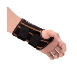 Attelle de protection pour poignet avec renforts en aluminium -97,5% polyester
