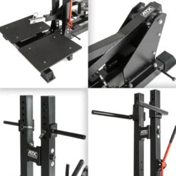 ATX Belt squat professionnel capacité de charge 600 kg - Machine à Squats et Dips
