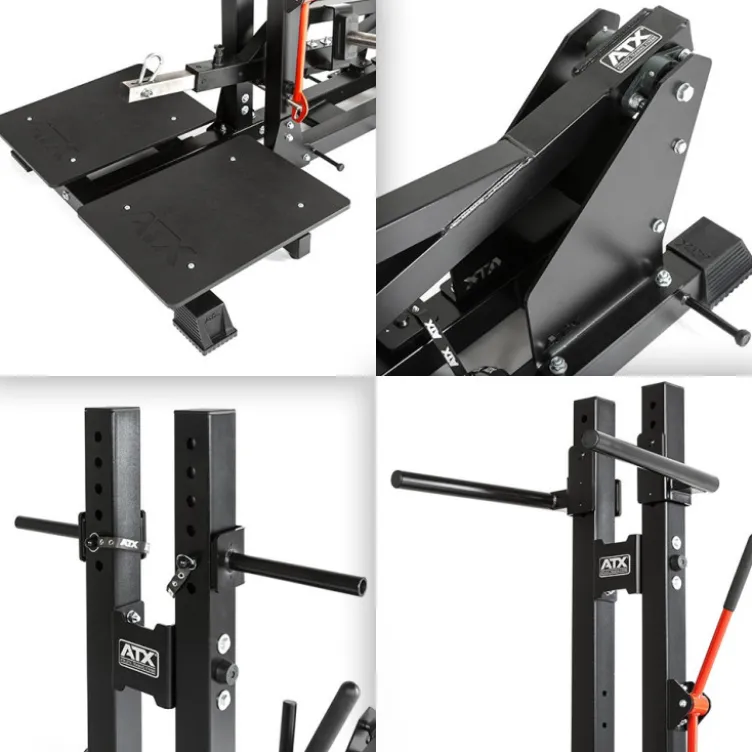 ATX Belt squat professionnel capacité de charge 600 kg - Machine à Squats et Dips