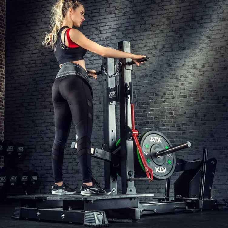 ATX Belt squat professionnel capacité de charge 600 kg - Machine à Squats et Dips