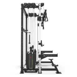 ATX Cable Half Rack 2 x 90 kg à charge guidée avec barre de traction et accessoires